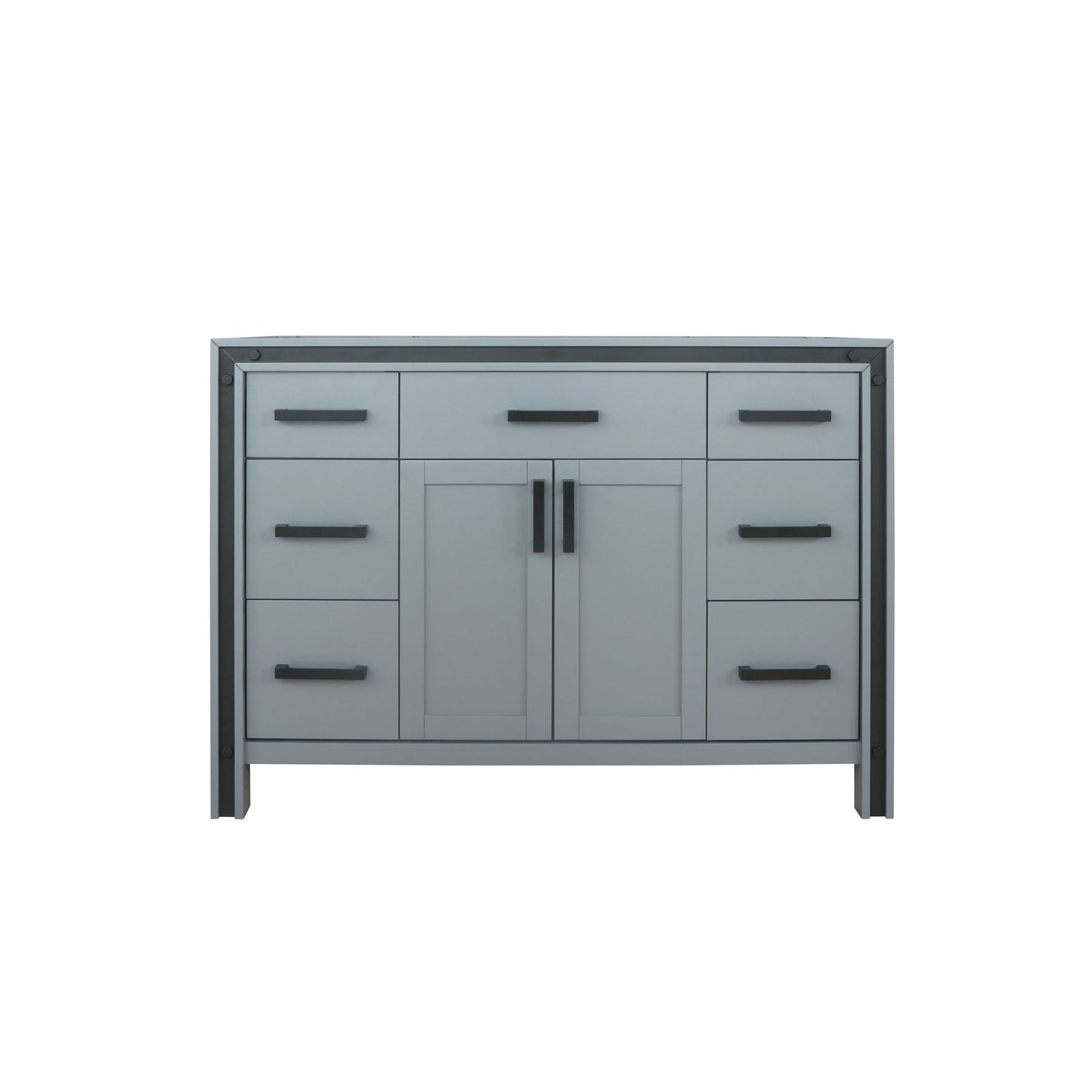 Ziva 48" Dark Grey Vanity Cabinet Only