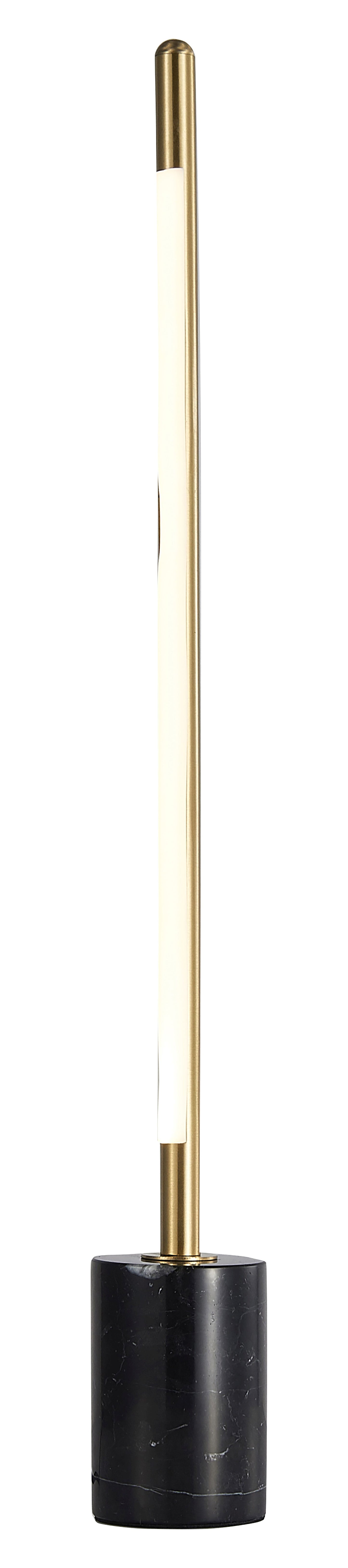 Brass & Black LED Table Lamp - FT81T26BR