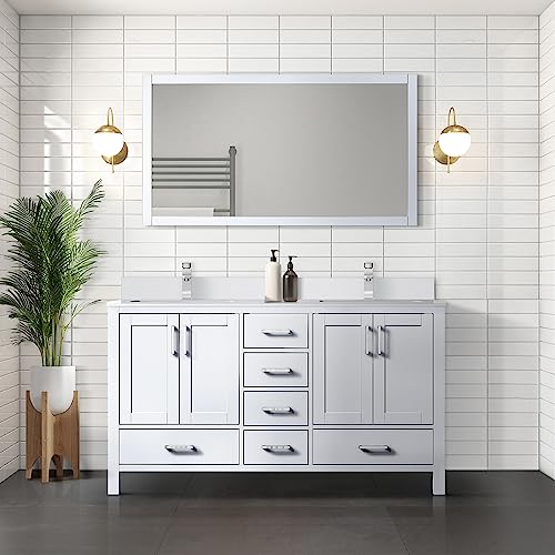 Lexora Jacques Bath Vanity and Cultured Marble Top