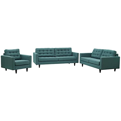 Modway Empress Left-Facing Upholstered Fabric Sectional Sofa
