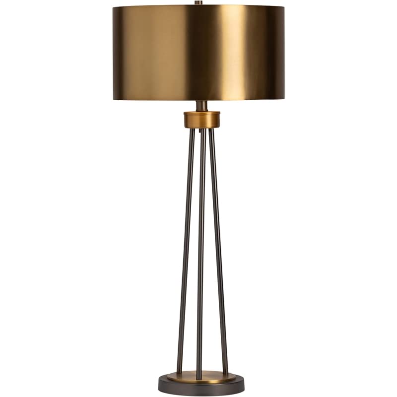 Crestview Collection Priestley Table Lamp Metal Black
