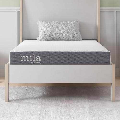 Modway Mila 6” Twin XL Mattress - Firm 6 Inch Twin XL Mattress - 10-Year Warranty White
