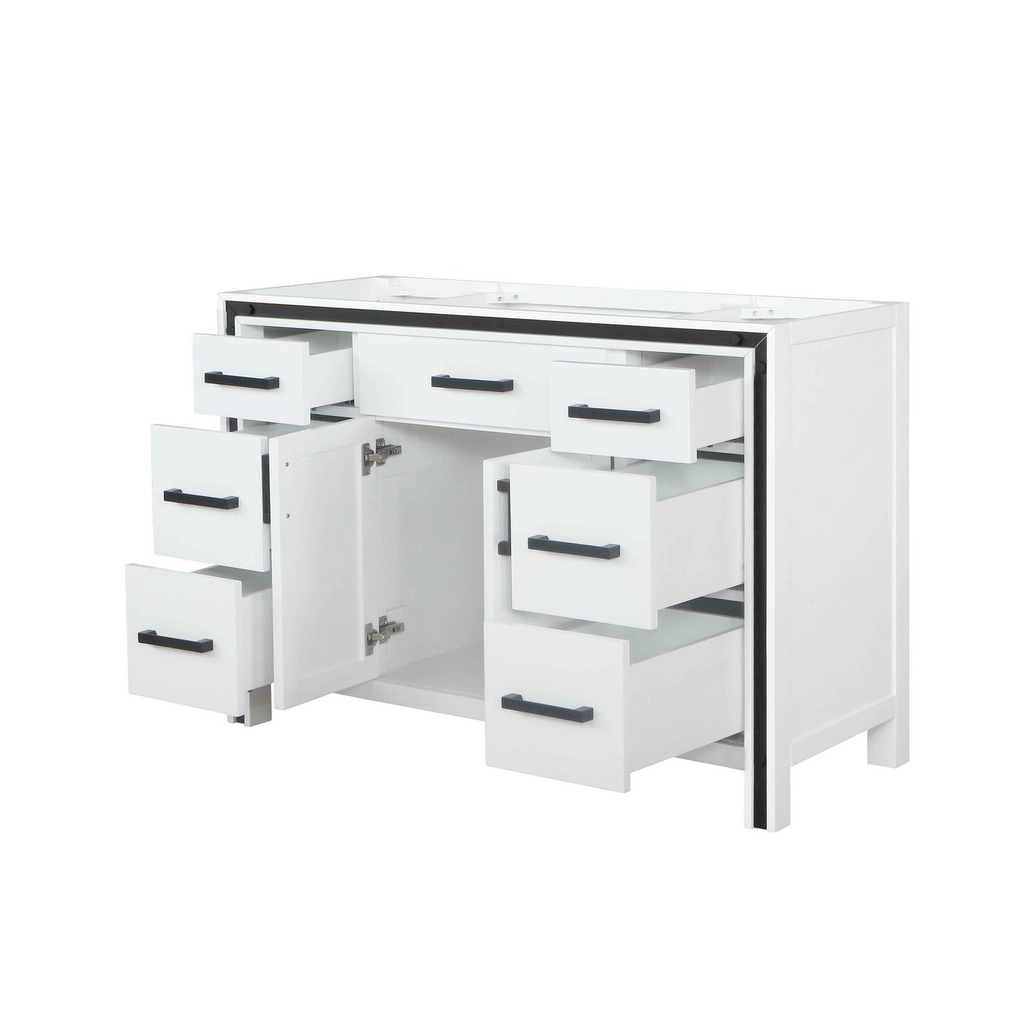 Ziva 48" White Vanity Cabinet Only