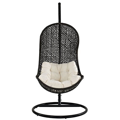 Modway EEI-2275-WHI-SET Whisk Outdoor Patio Swing Chair