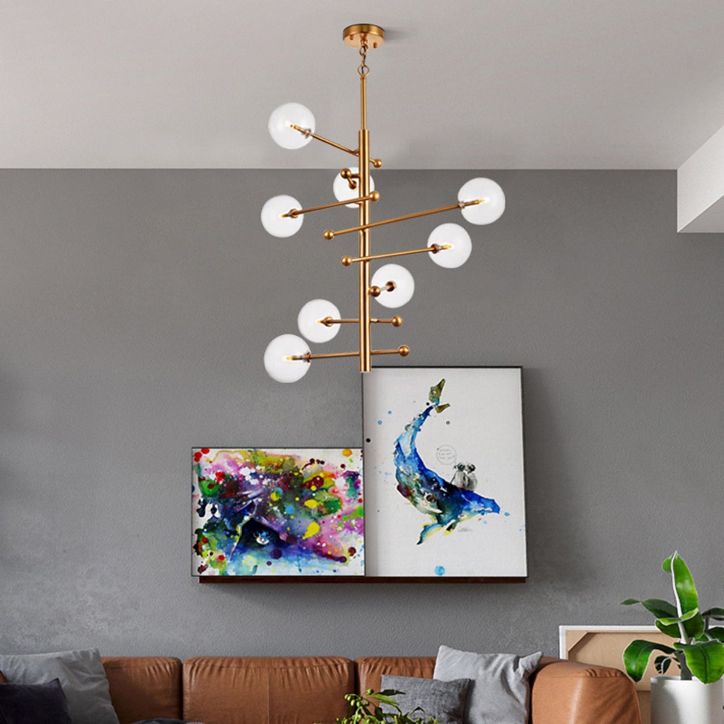 Gold Chandelier - DU98G