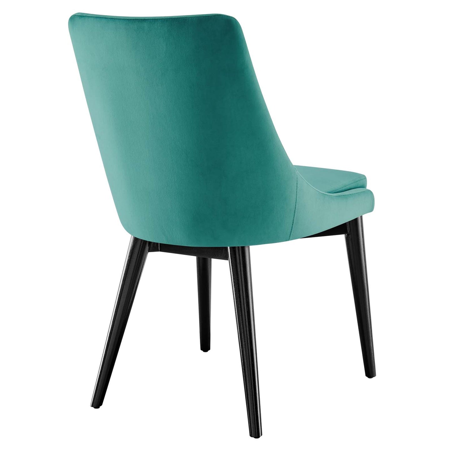Modway Viscount Performance Velvet Dining Chair with Teal Finish EEI-5009-TEA