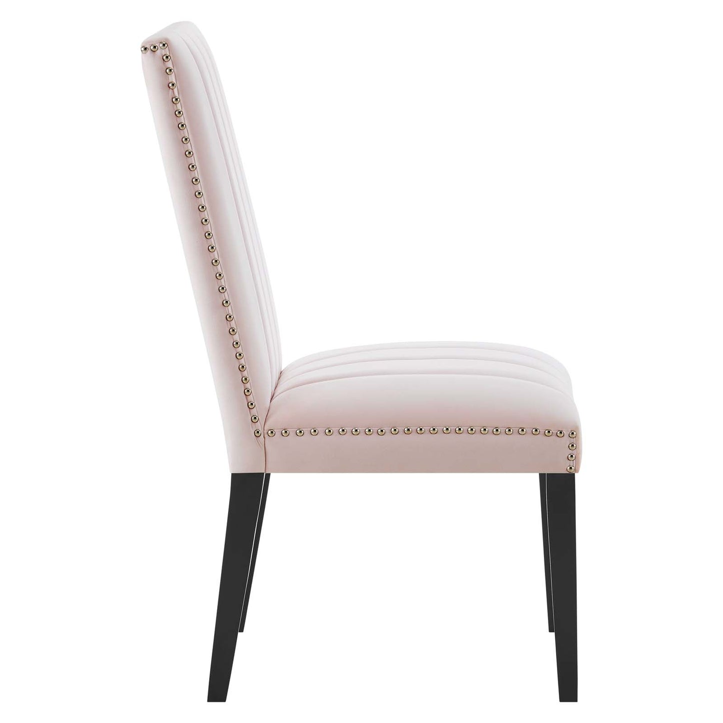 Modway Pink Catalyst Velvet Set of 2 Dining Side Chairs EEI-5081-PNK