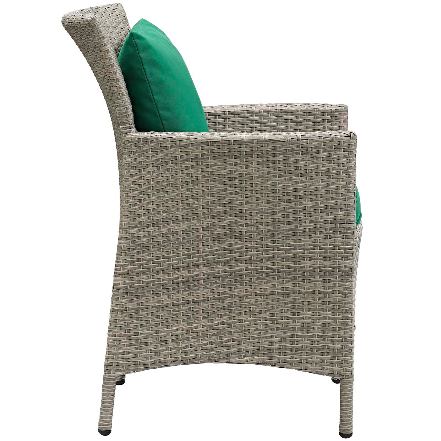 Modway Conduit Outdoor Patio Wicker Rattan Dining Armchair