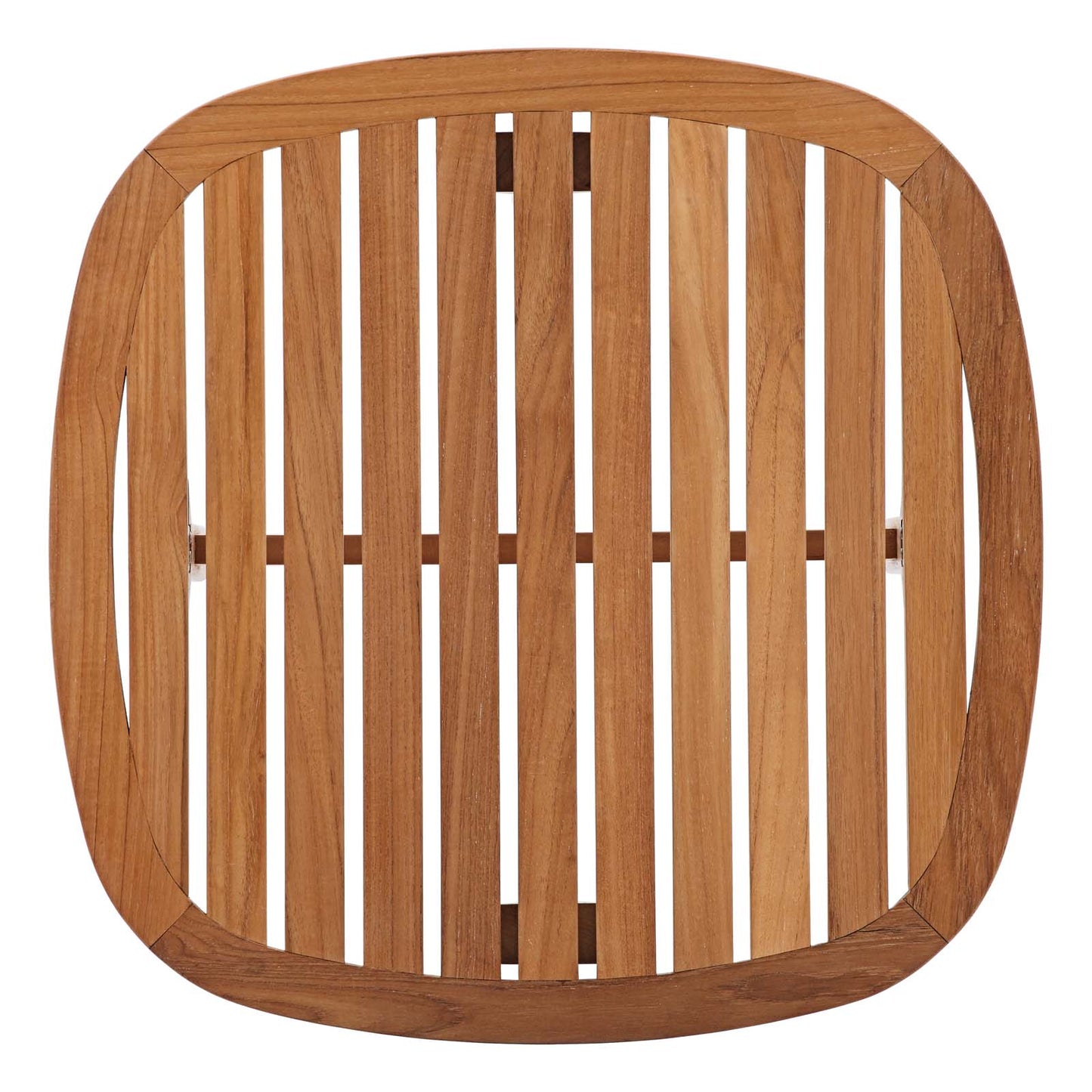 Modway Saratoga Premium Grade A Teak Wood Outdoor Patio Rectangular Coffee Table in Natural