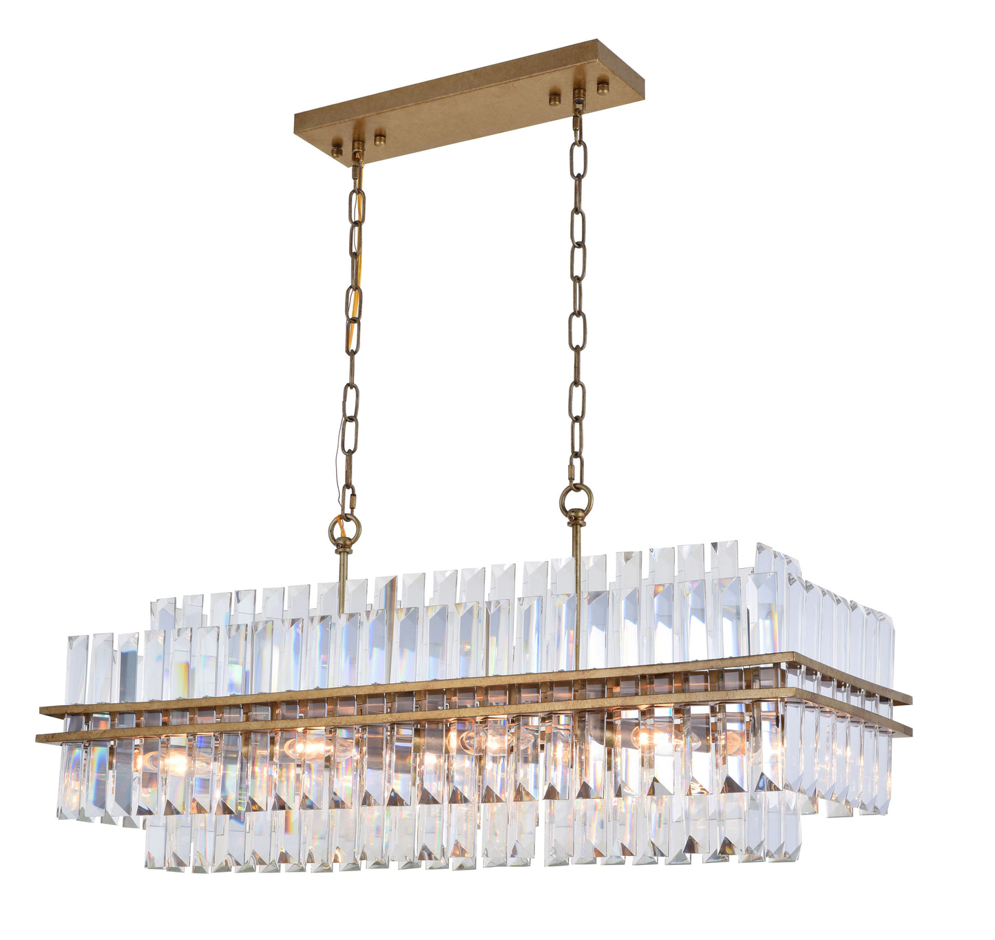 Antique Gold Chandelier - LA29C36G