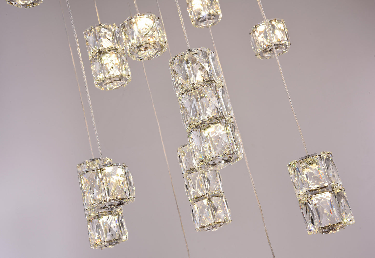 Chrome LED Chandelier - DIN02C19CH
