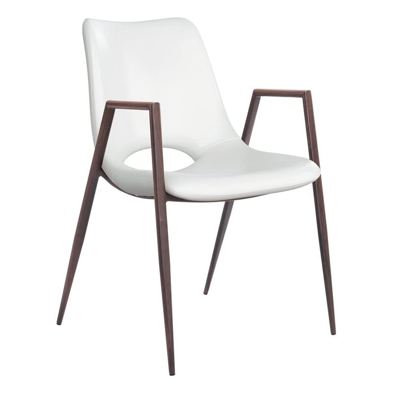 Zuo Modern Dining Chair (Set of 2) White Desi