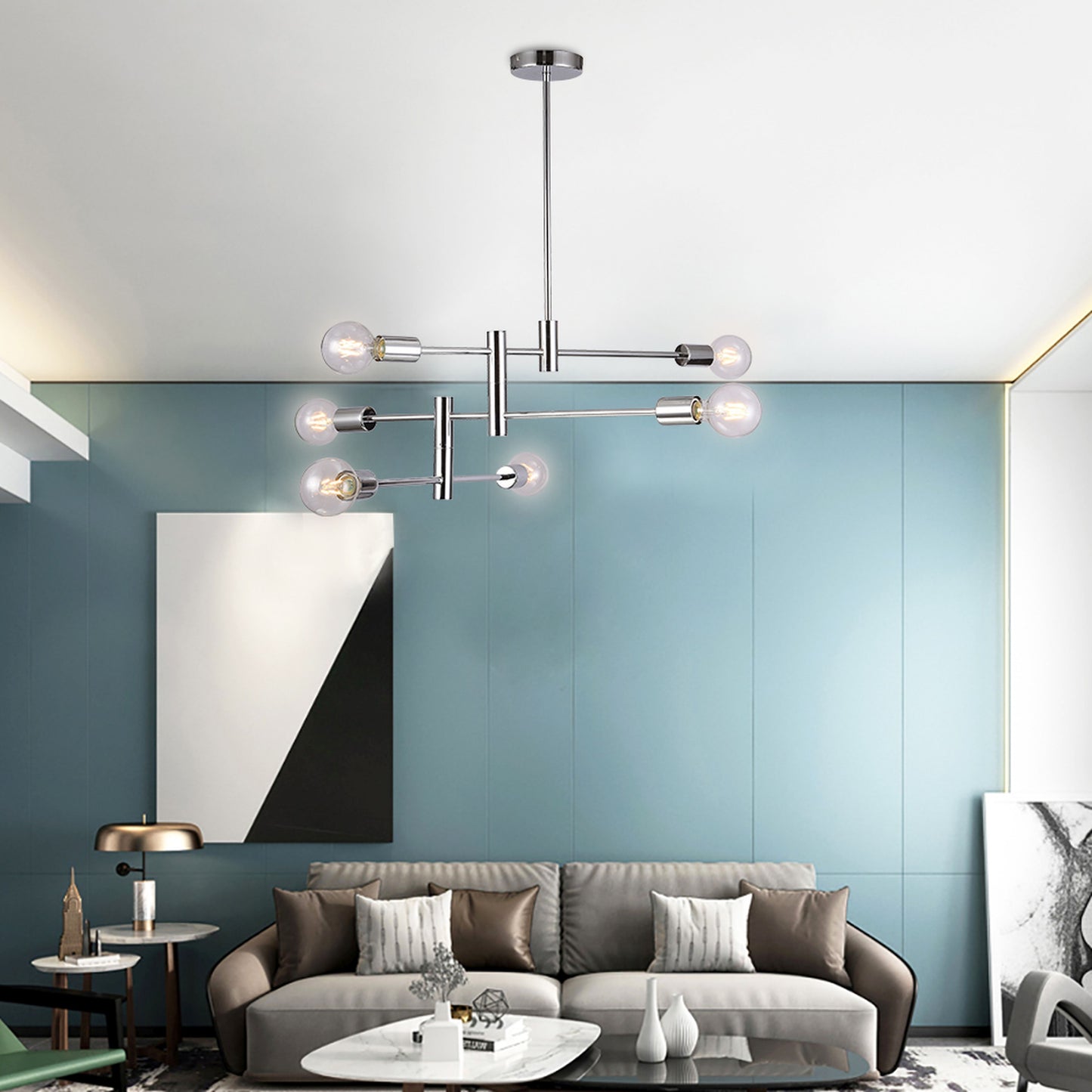Chrome Chandelier - TR77C35CH