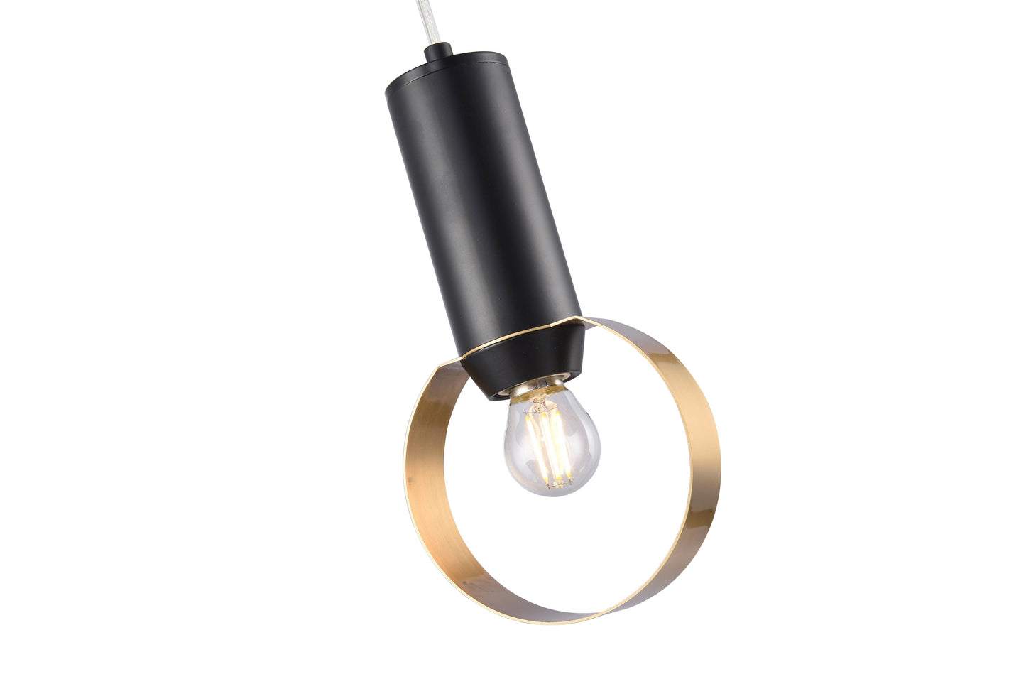 Black & Gold Single Pendant Lighting - TR78P10G