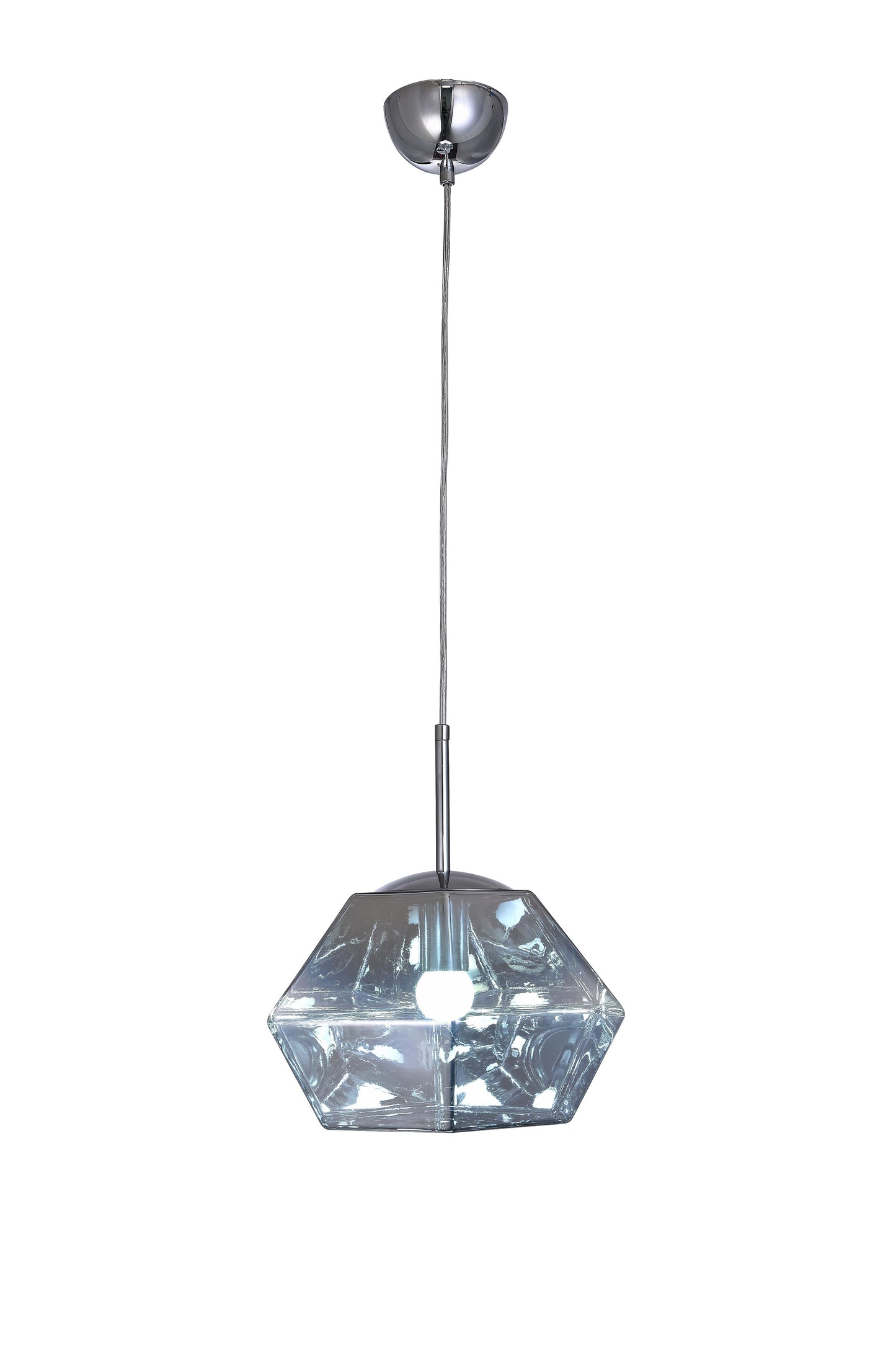 Chrome Single Pendant Lighting - DU134P11CH
