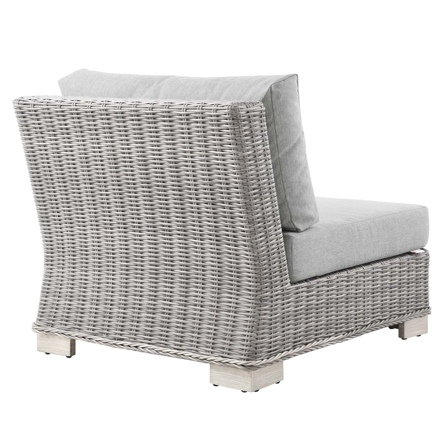 Modway EEI-4847-LGR-GRY Conway Patio Chair, Light Gray Gray