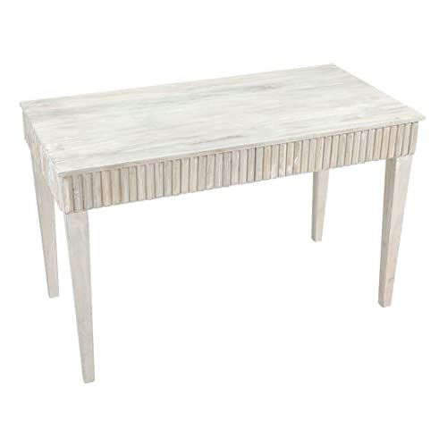 Zuo Policy Desk White Wash