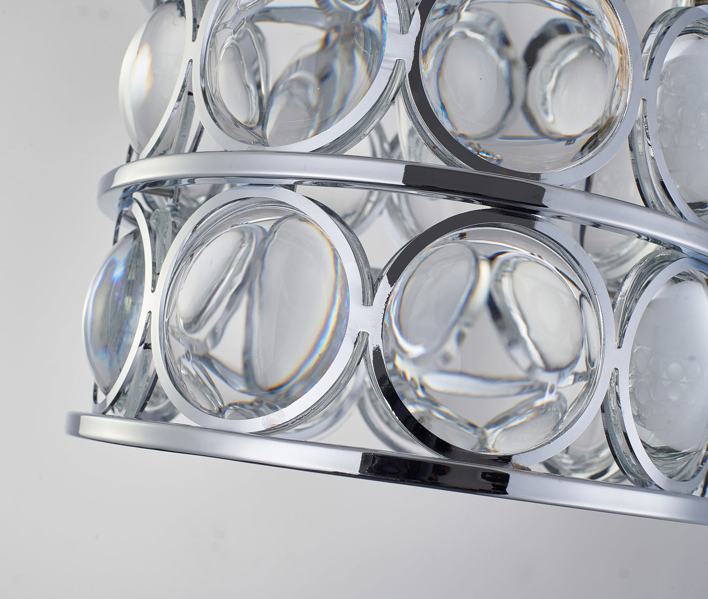 Chrome Single Pendant Lighting - MU107P8CH