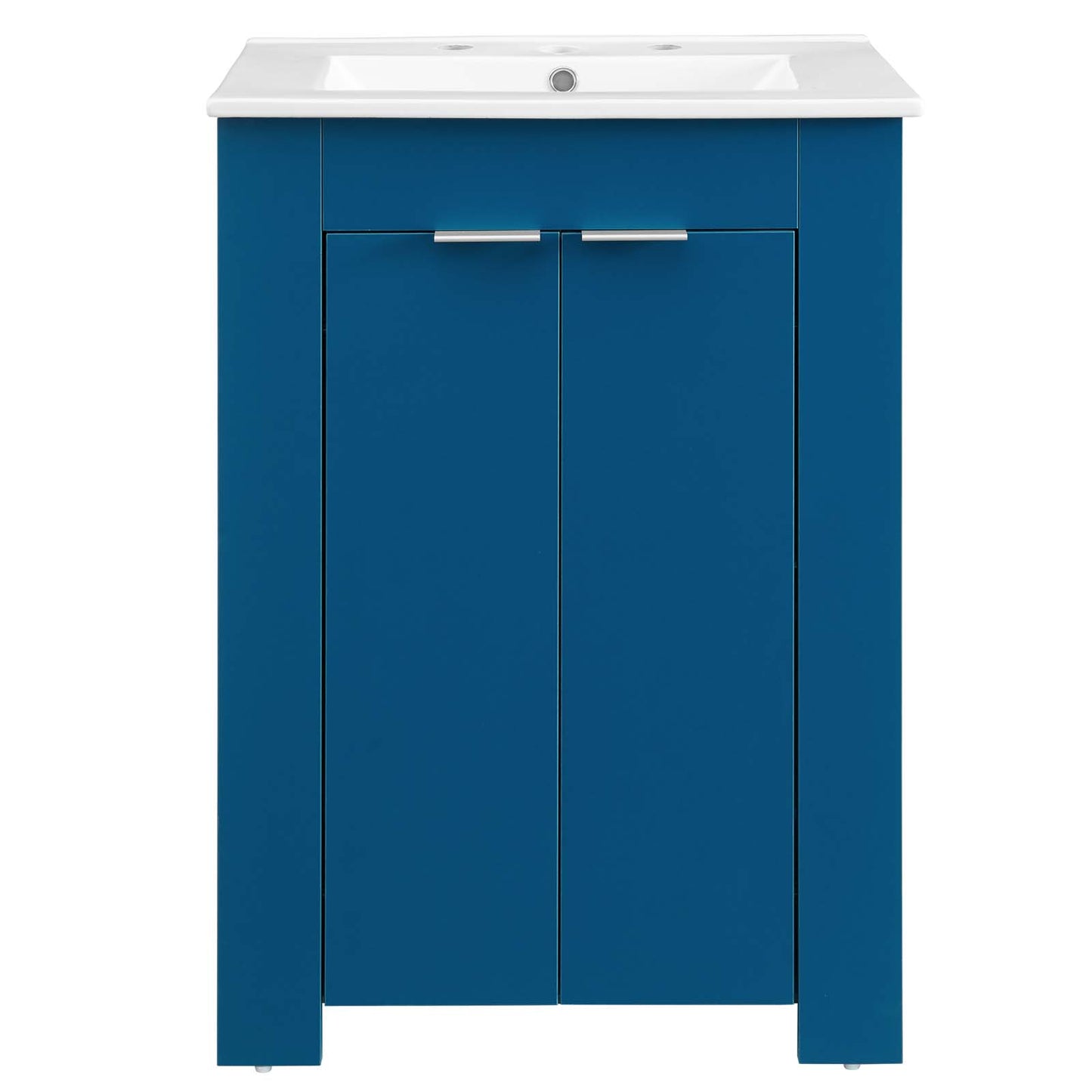 Modway Maybelle 24" Bathroom Vanity, Navy White