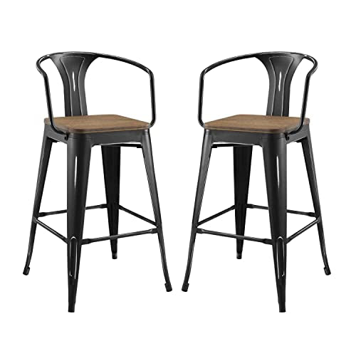Modway Promenade Bar Stool Set of 2