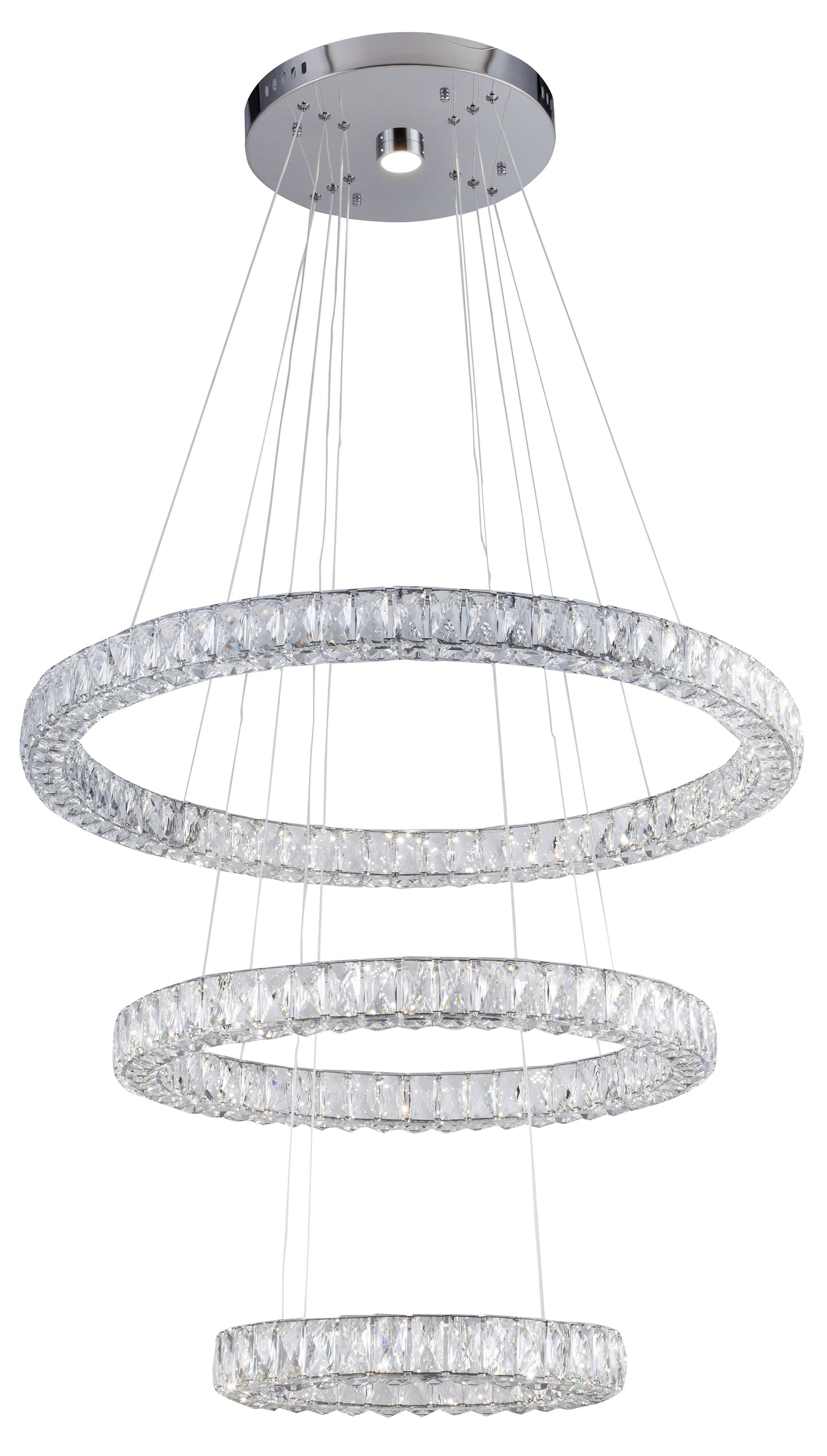 Chrome LED Chandelier - KD16-3