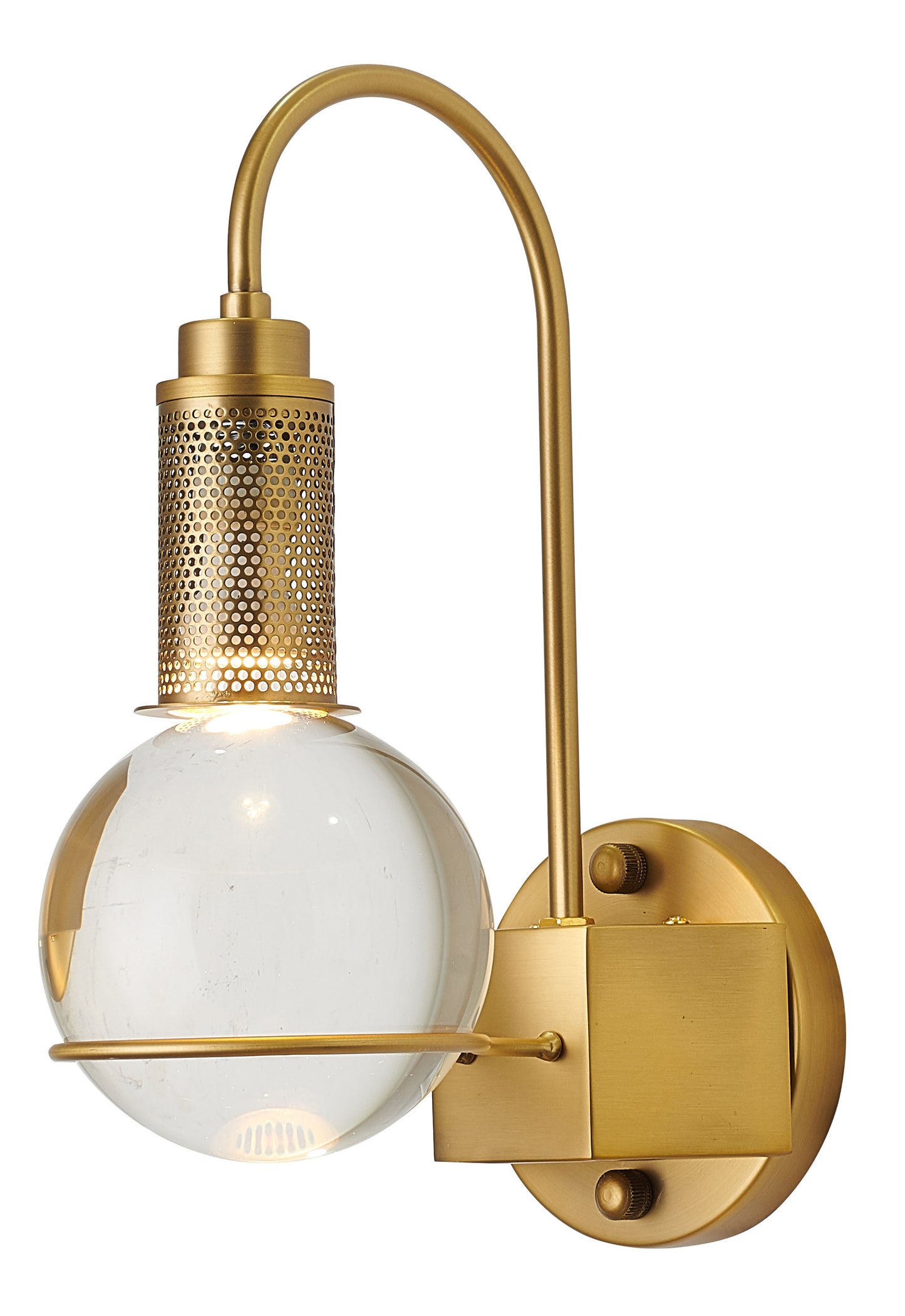 Antique Brass Wall Sconce - MU90W12BR