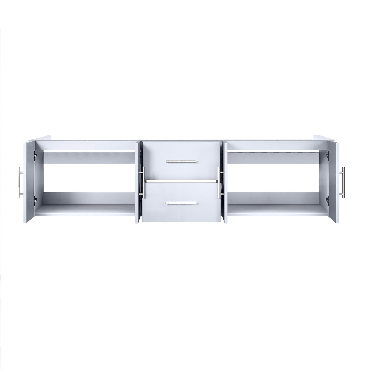 Geneva 72" Glossy White Vanity Cabinet Only