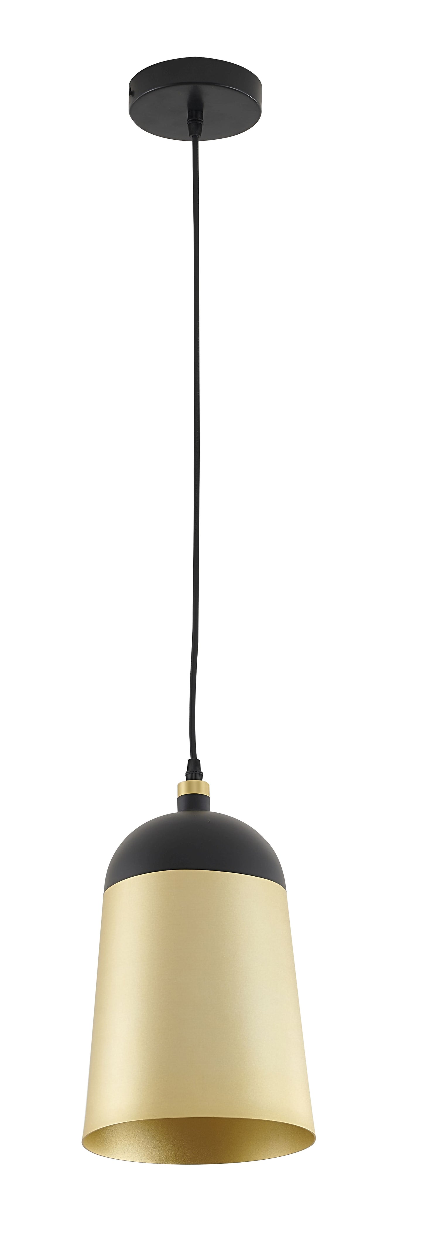 Black & Gold Pendant - SR08BG