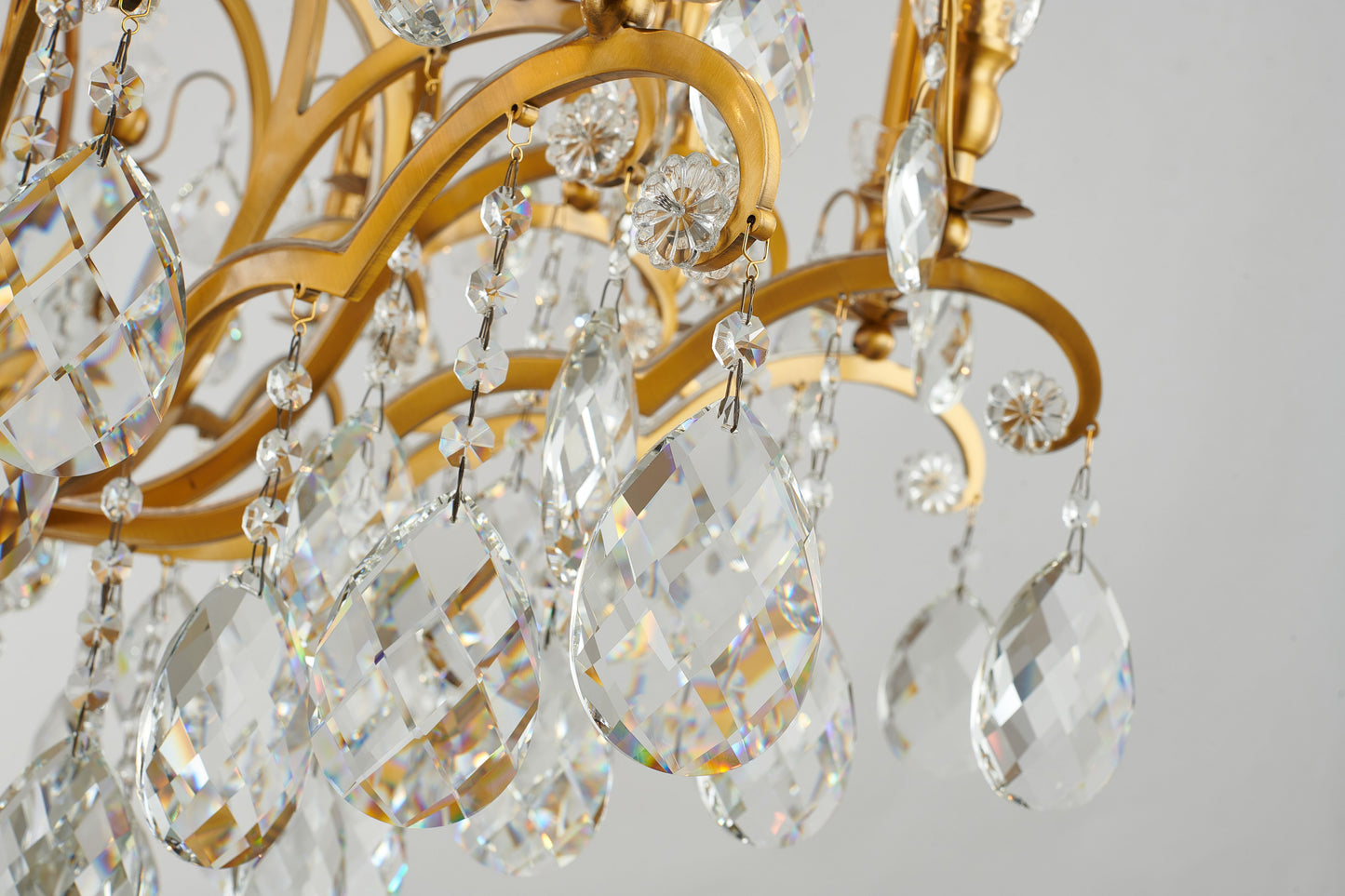 Antique Brass Chandelier - MD8092-19-AB