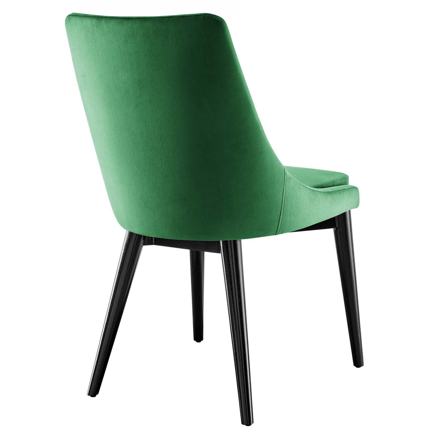 Modway Viscount Performance Velvet Dining Chair in Emerald Finish EEI-5009-EME
