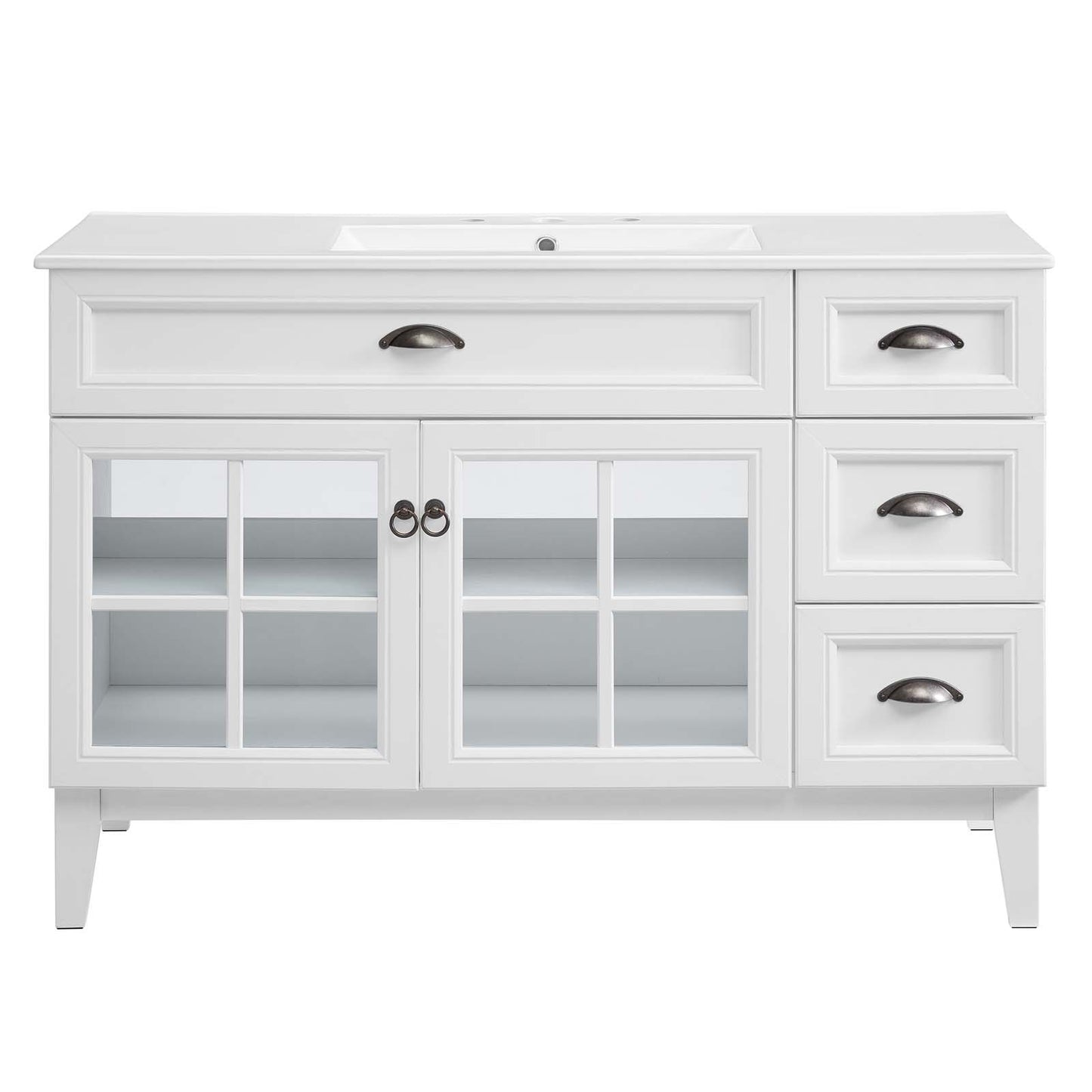 Modway Isle 48" Bathroom Vanity with Sink White