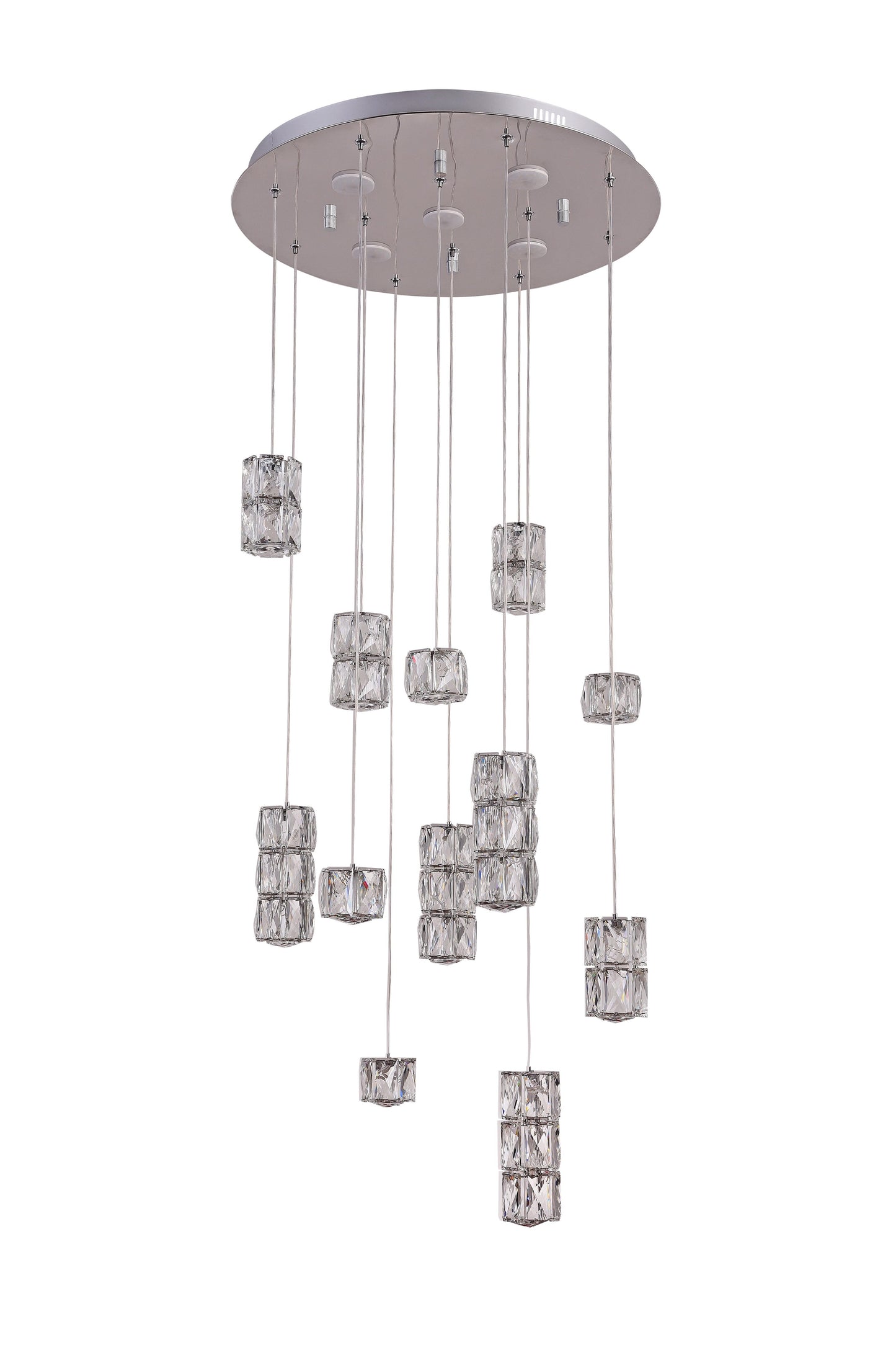 Chrome LED Chandelier - DIN02C19CH