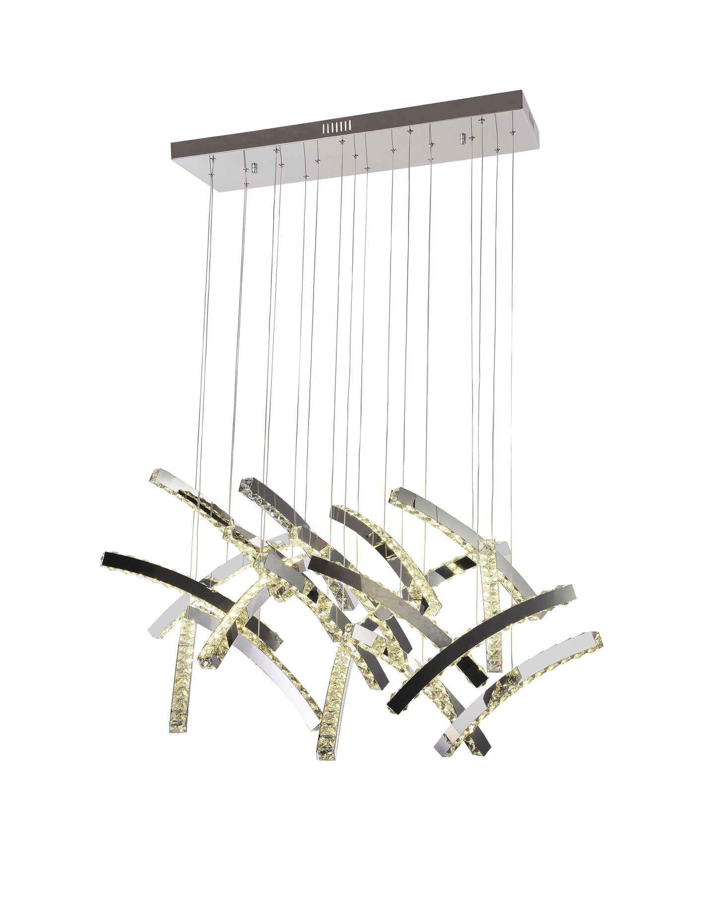 Chrome LED Chandelier - JP10