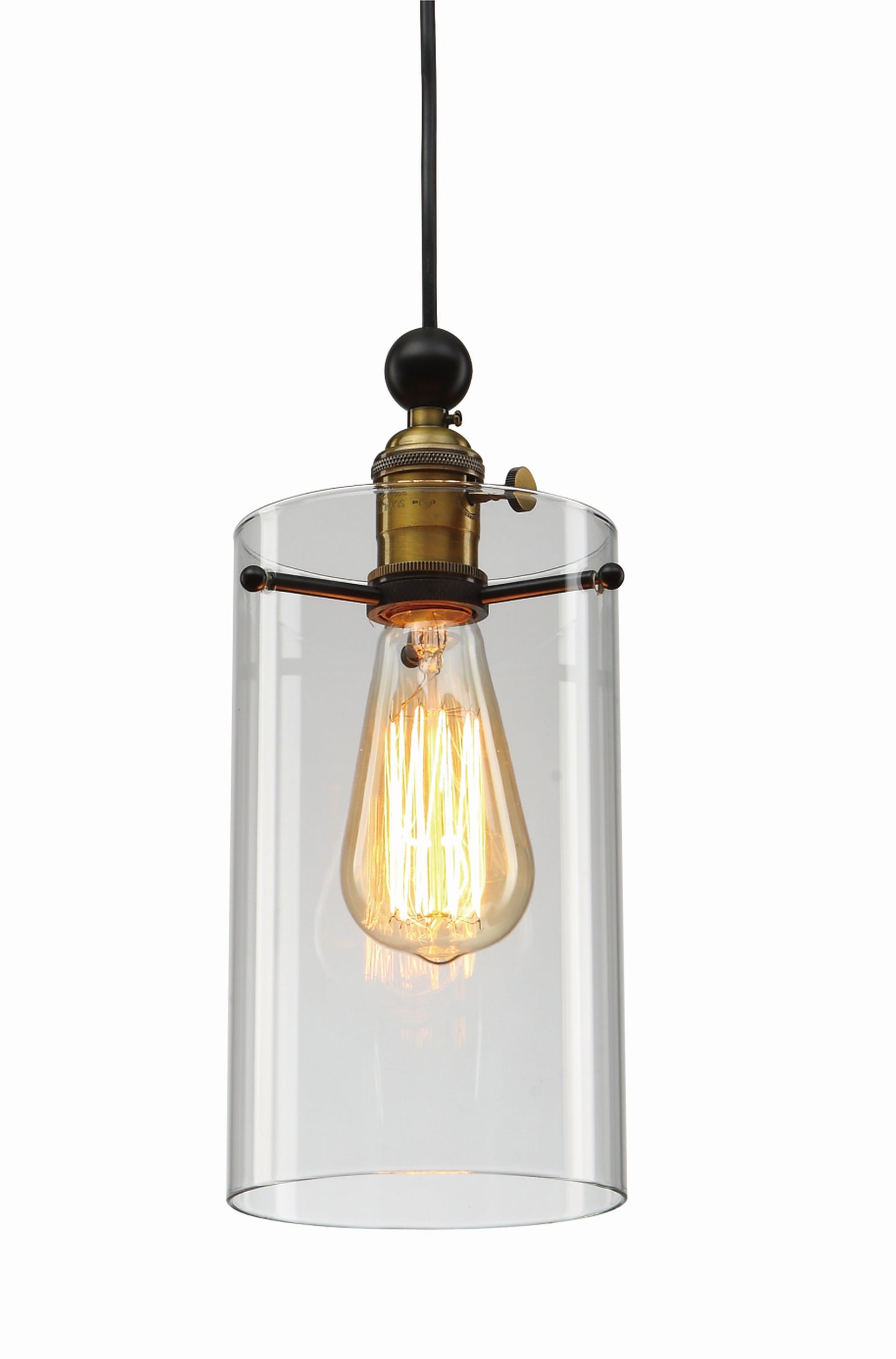 Black & Brass Single Pendant Lighting - DU39