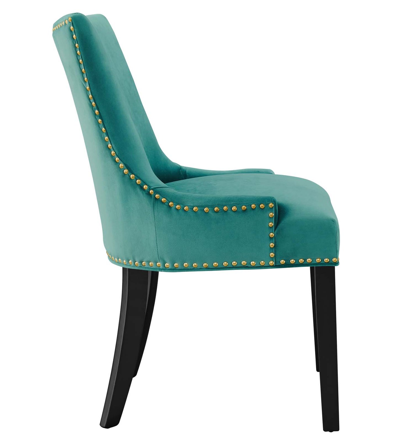 Modway Marquis Velvet Set of 2 Dining Chairs with Teal Finish EEI-5010-TEA