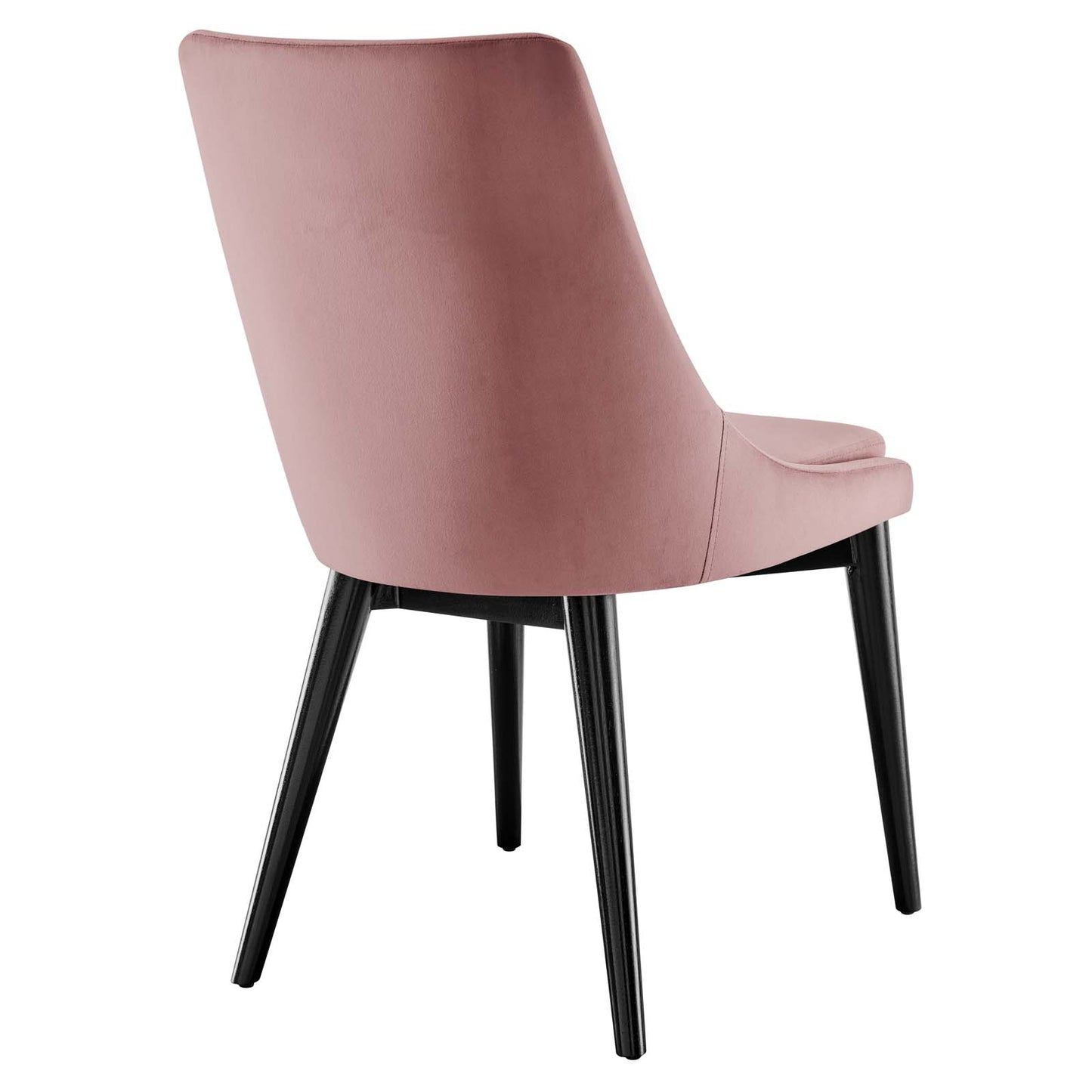 Modway Viscount Performance Velvet Dining Chair with Dusty Rose EEI-5009-DUS