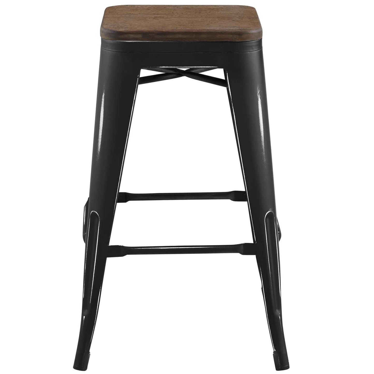Modway Promenade Counter Stool Set of 4, Black
