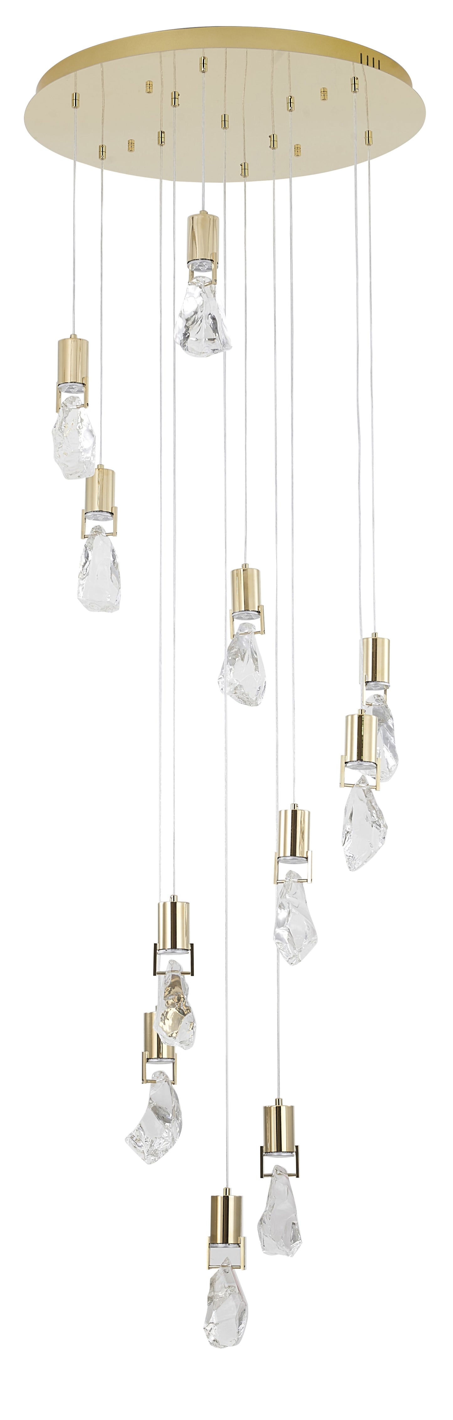 Brushed Gold Chandelier - MAT07C26G