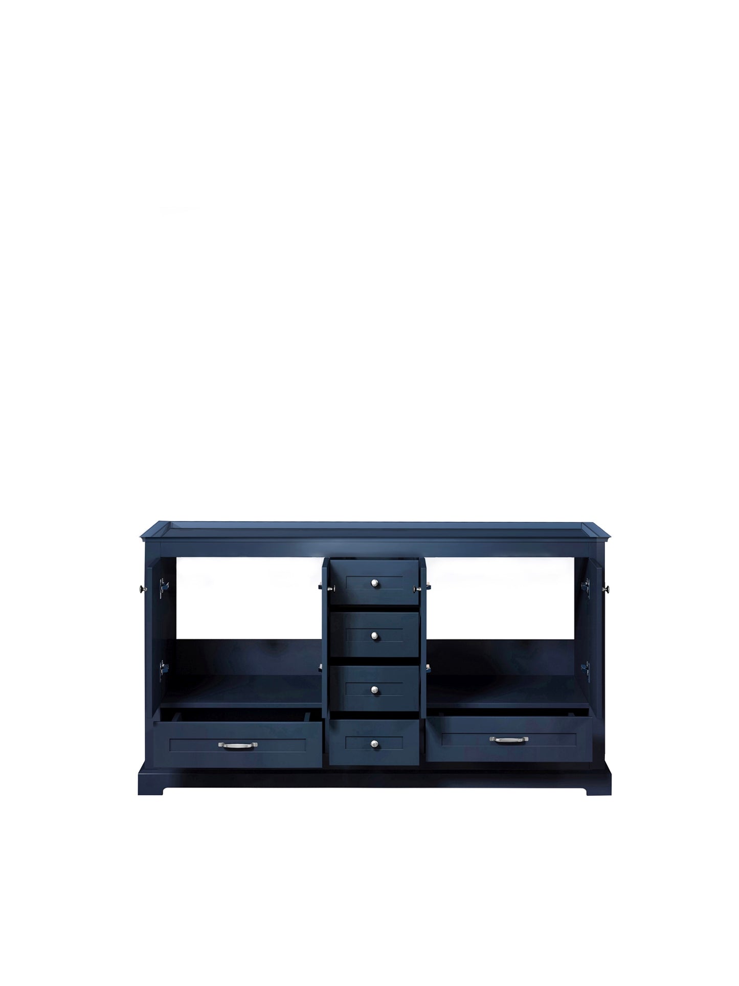 Dukes 60" Navy Blue Vanity Cabinet Only