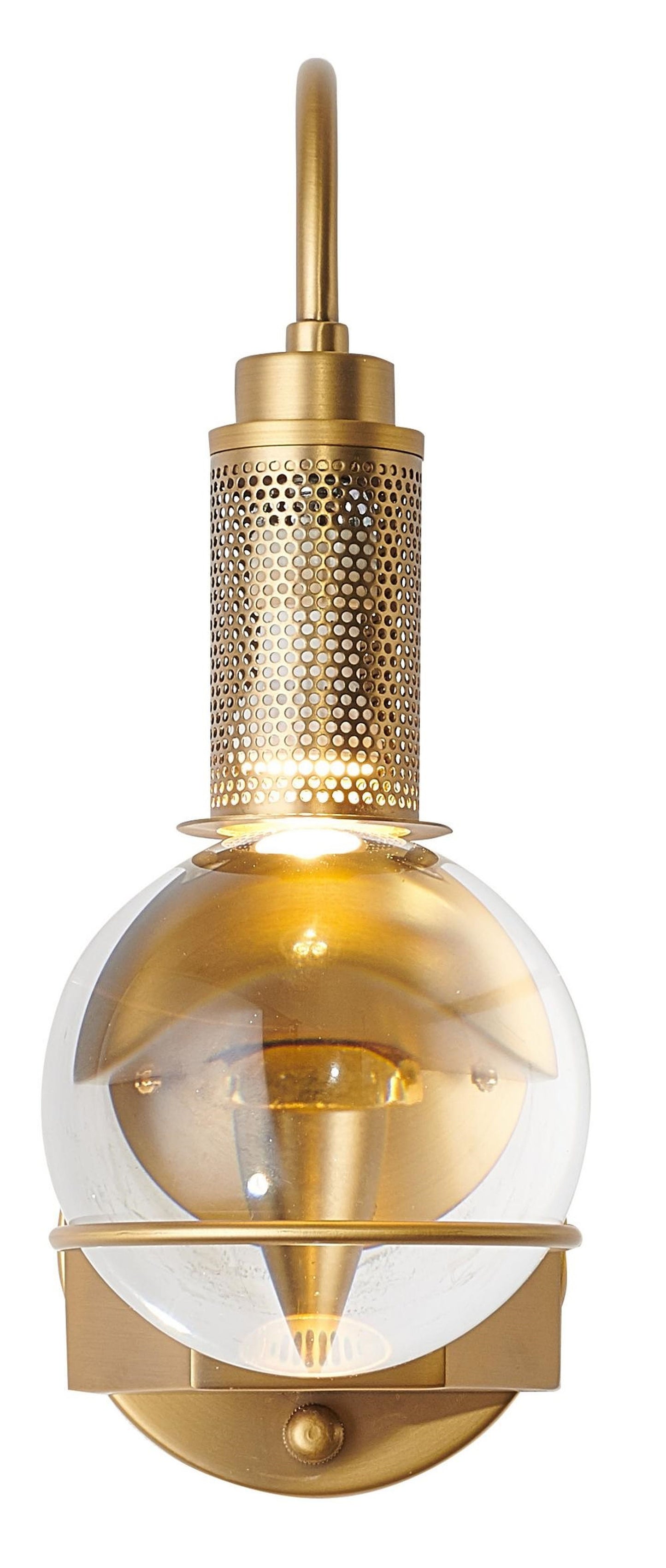 Antique Brass Wall Sconce - MU90W12BR