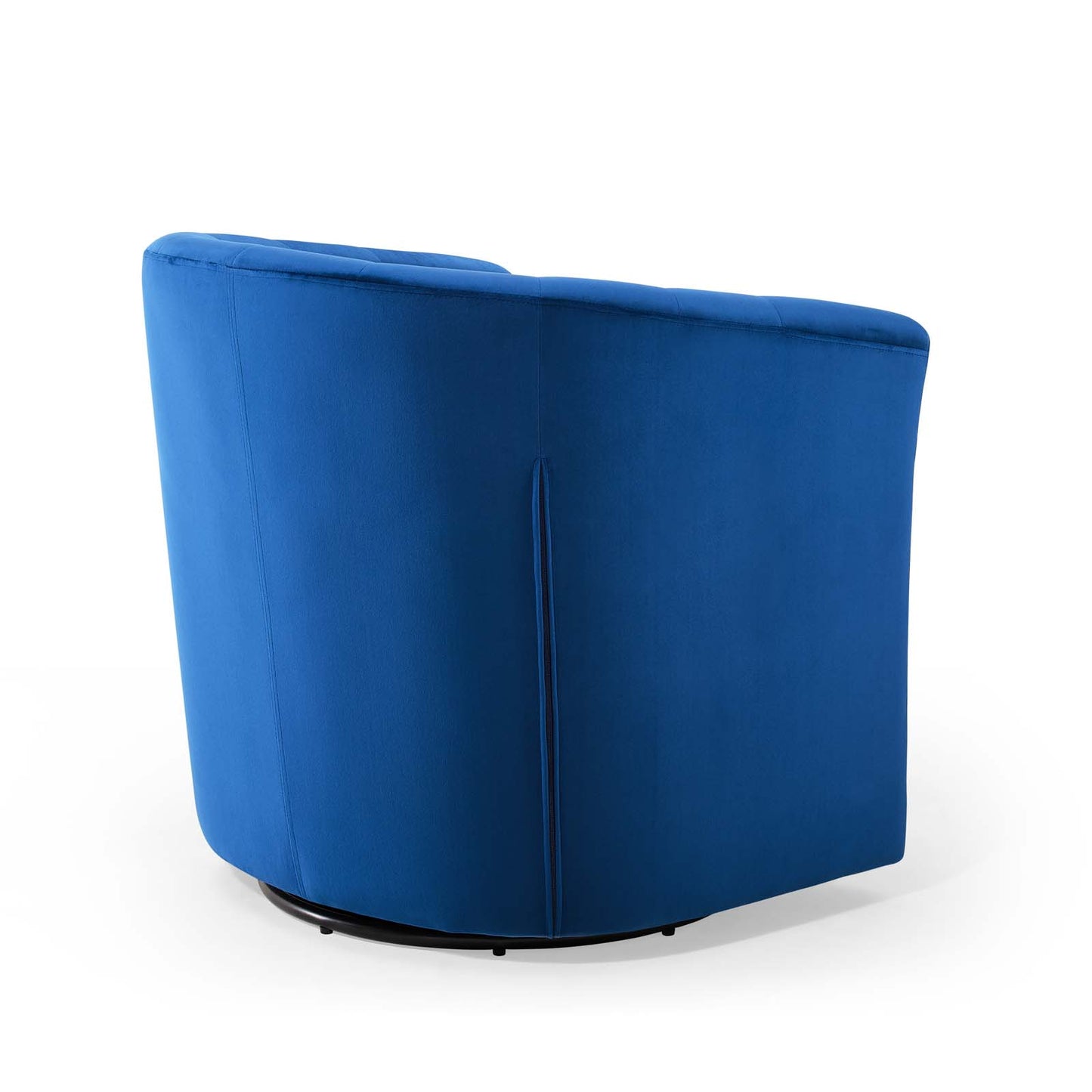 Modway Prospect Tufted Performance Velvet Swivel Armchair, Navy