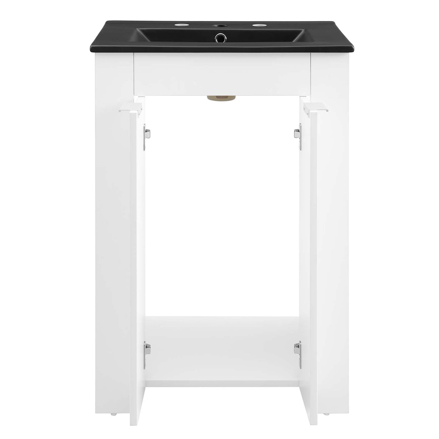 Modway Maybelle 24" Bathroom Vanity in White Black
