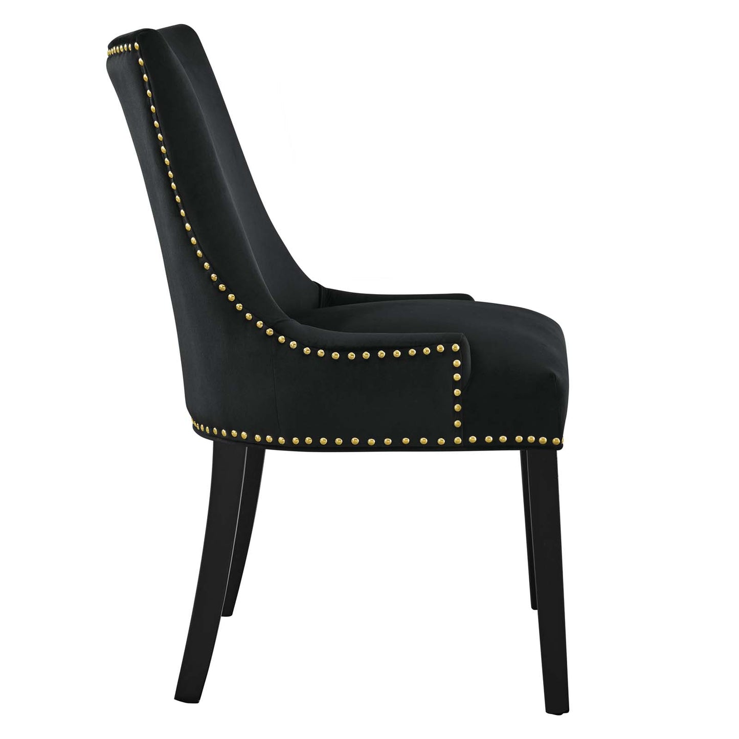 Modway Marquis Velvet Set of 2 Dining Chairs with Black Finish EEI-5010-BLK