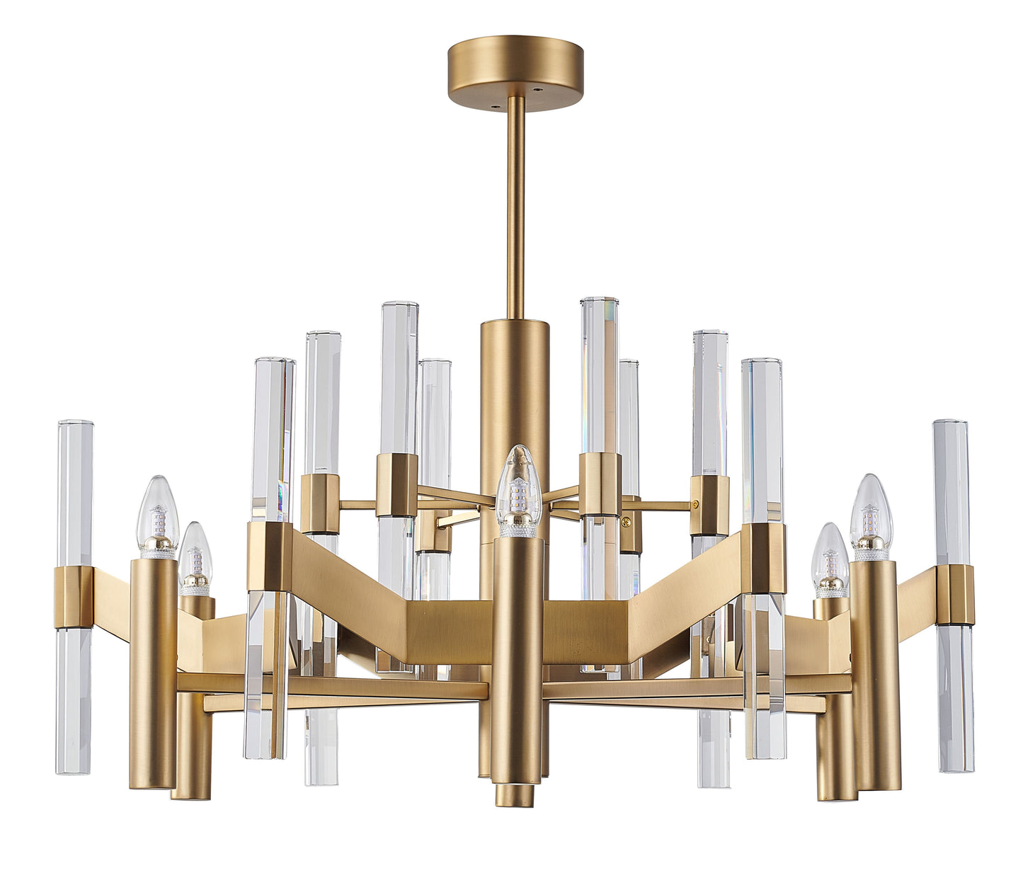 Antique Brass Chandelier - MU02