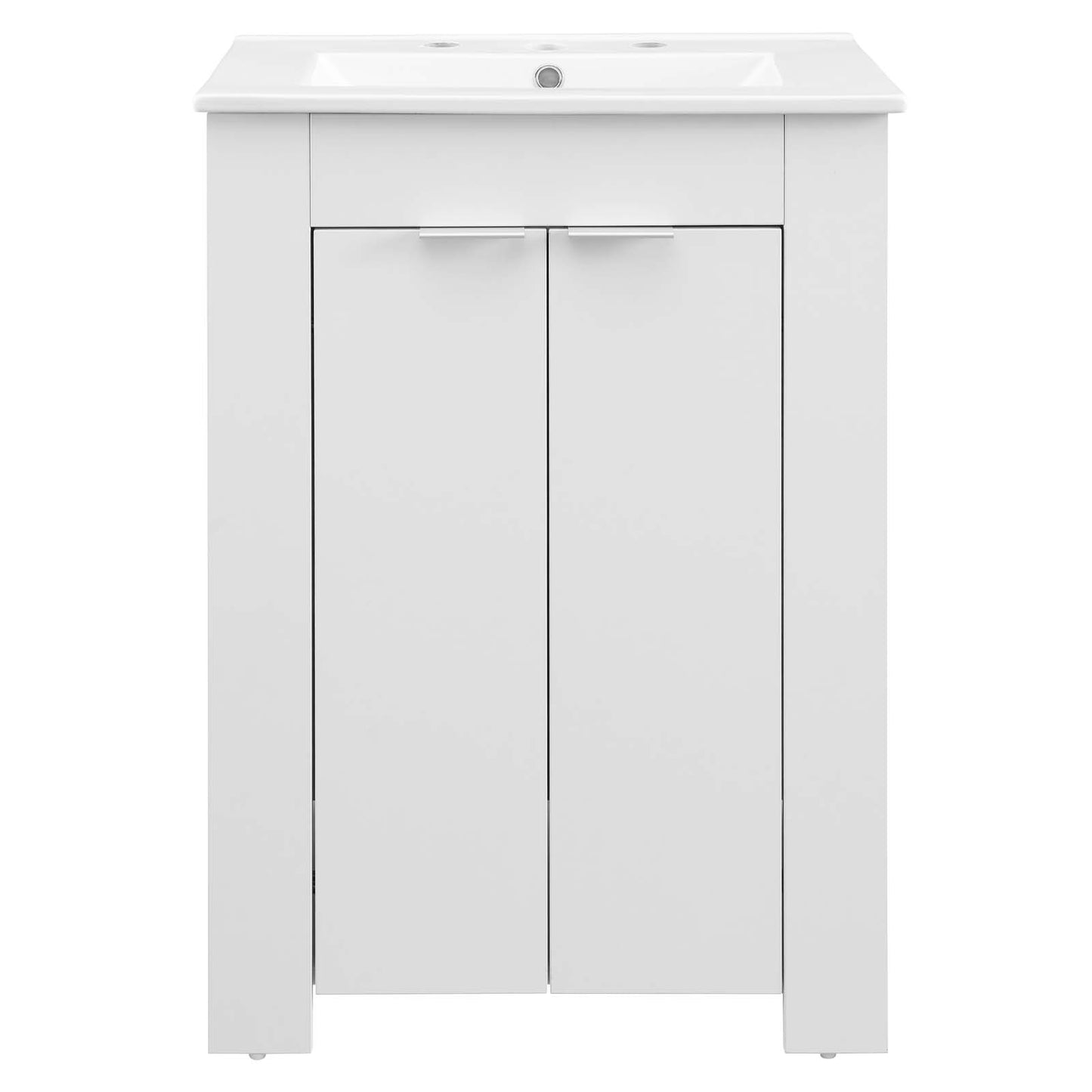 Modway Maybelle 24" Bathroom Vanity, White White