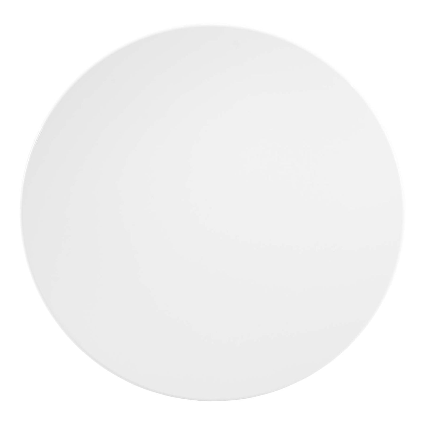 Modway Lippa Round Side Table with White White Finish EEI-5678-WHI-WHI