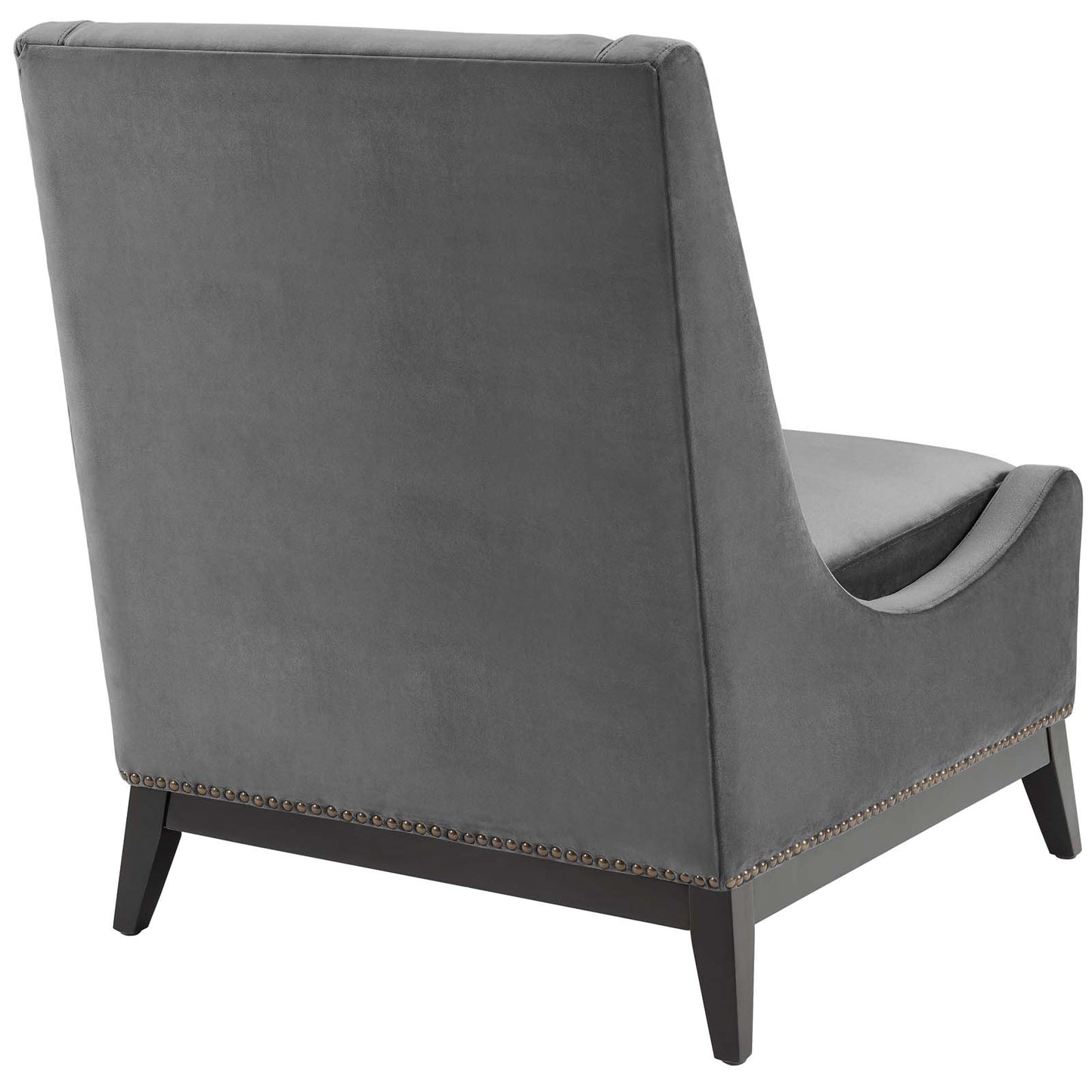 Modway Confident Performance Velvet Accent Lounge Living Room Chair