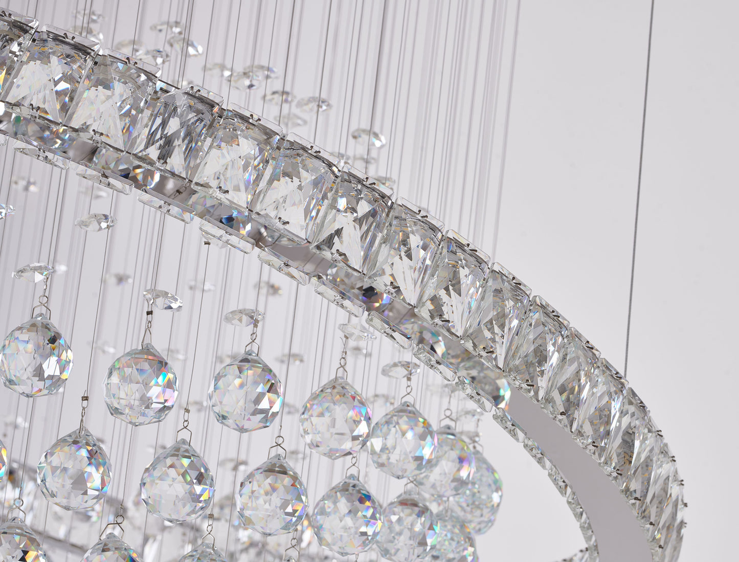 Chrome LED Chandelier - JP01
