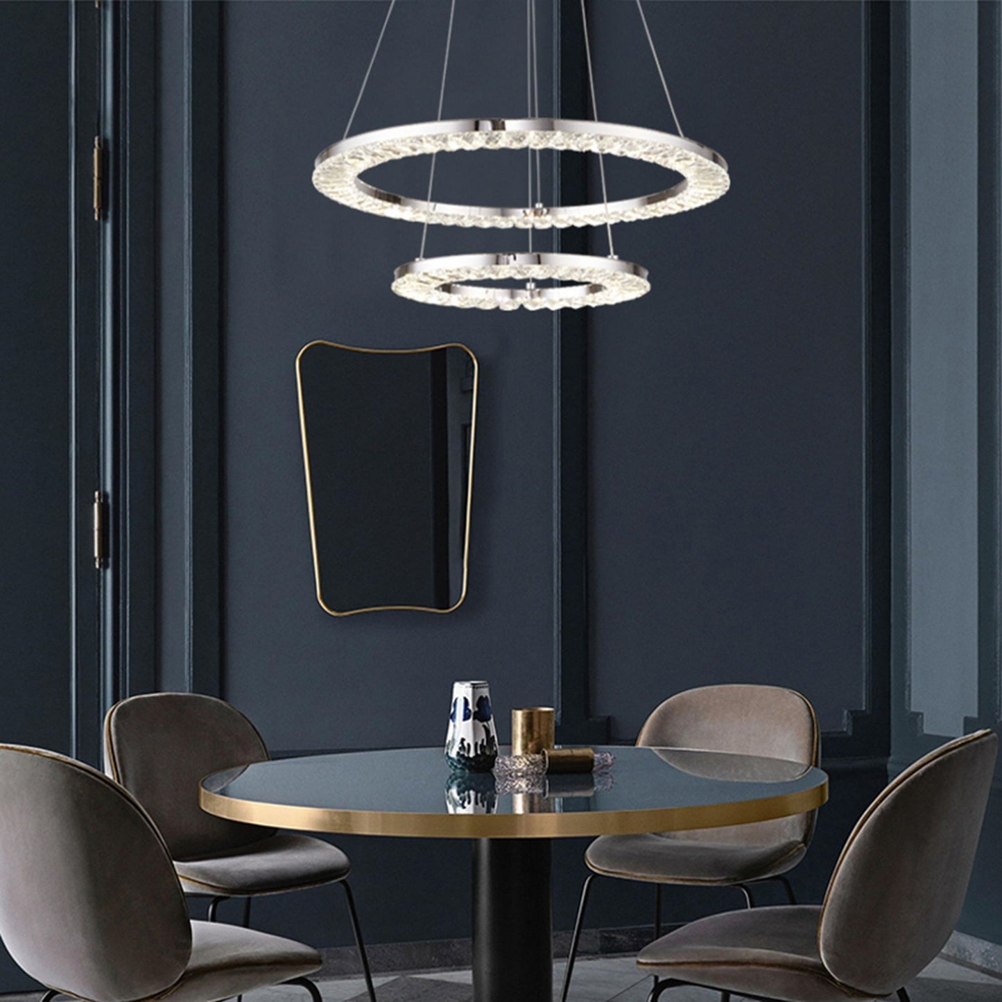 Chrome LED Chandelier - FT25