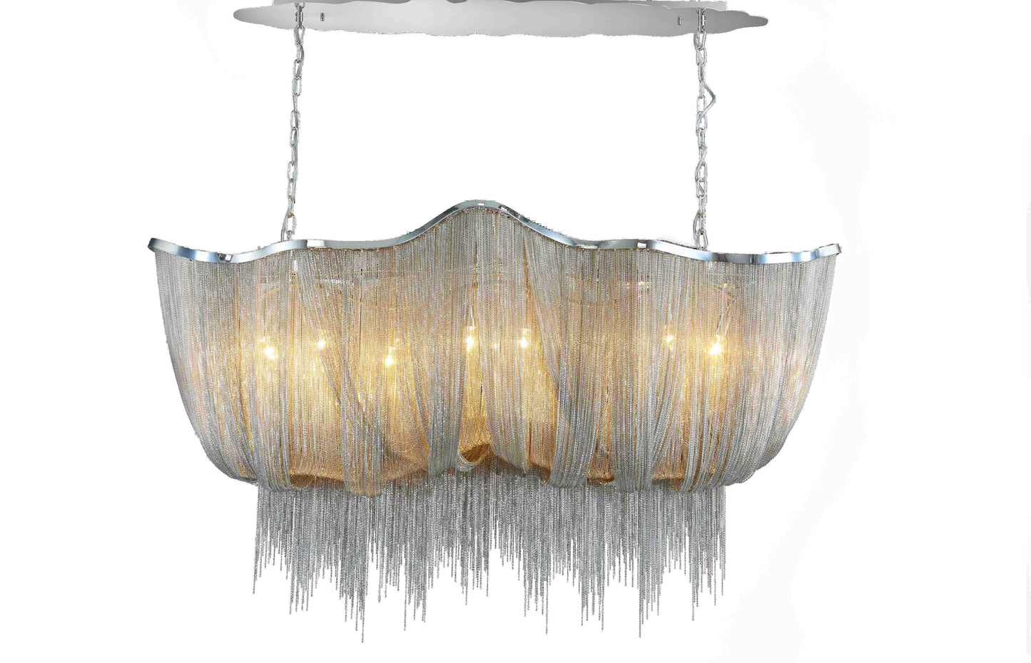 Chrome Chain Lighting - KH0153C